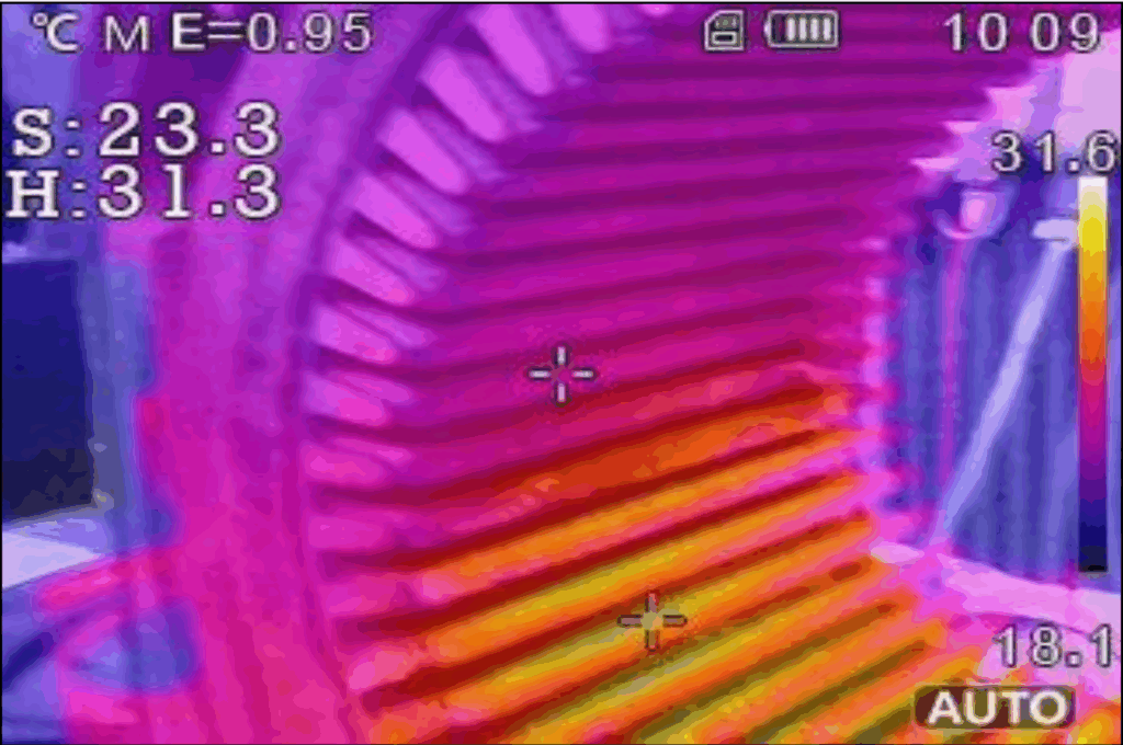 Thermografische Induktionsmessung
