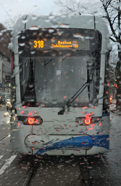 Straßenbahn Typ Stadler Variobahn der Bogestra mit Scheibenwischanlage von Loetec